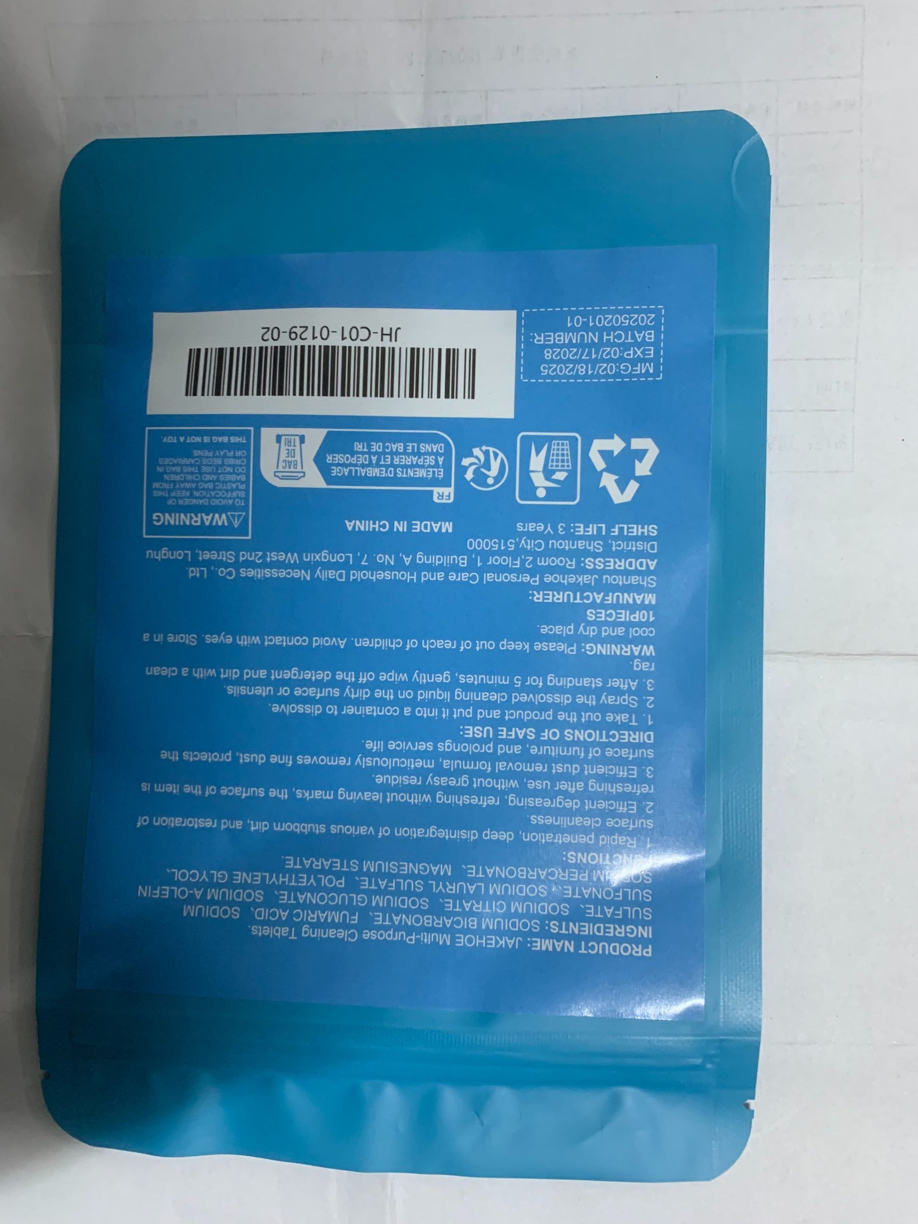 JAKEHOE Multipurpose Cleaning Tablets, 10Pieces photo 2