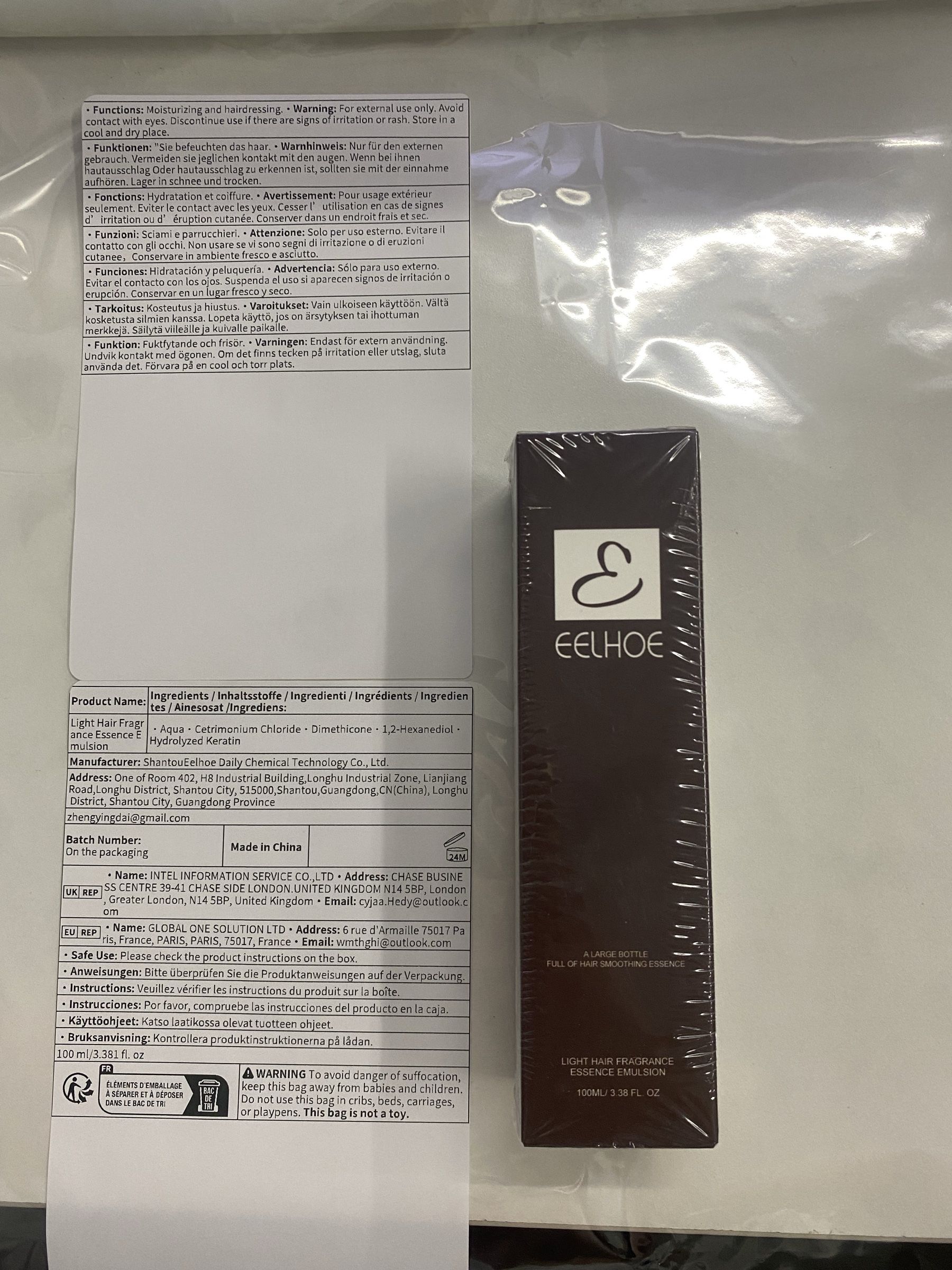 EELHOE Hair Serum, 100 ml photo 2
