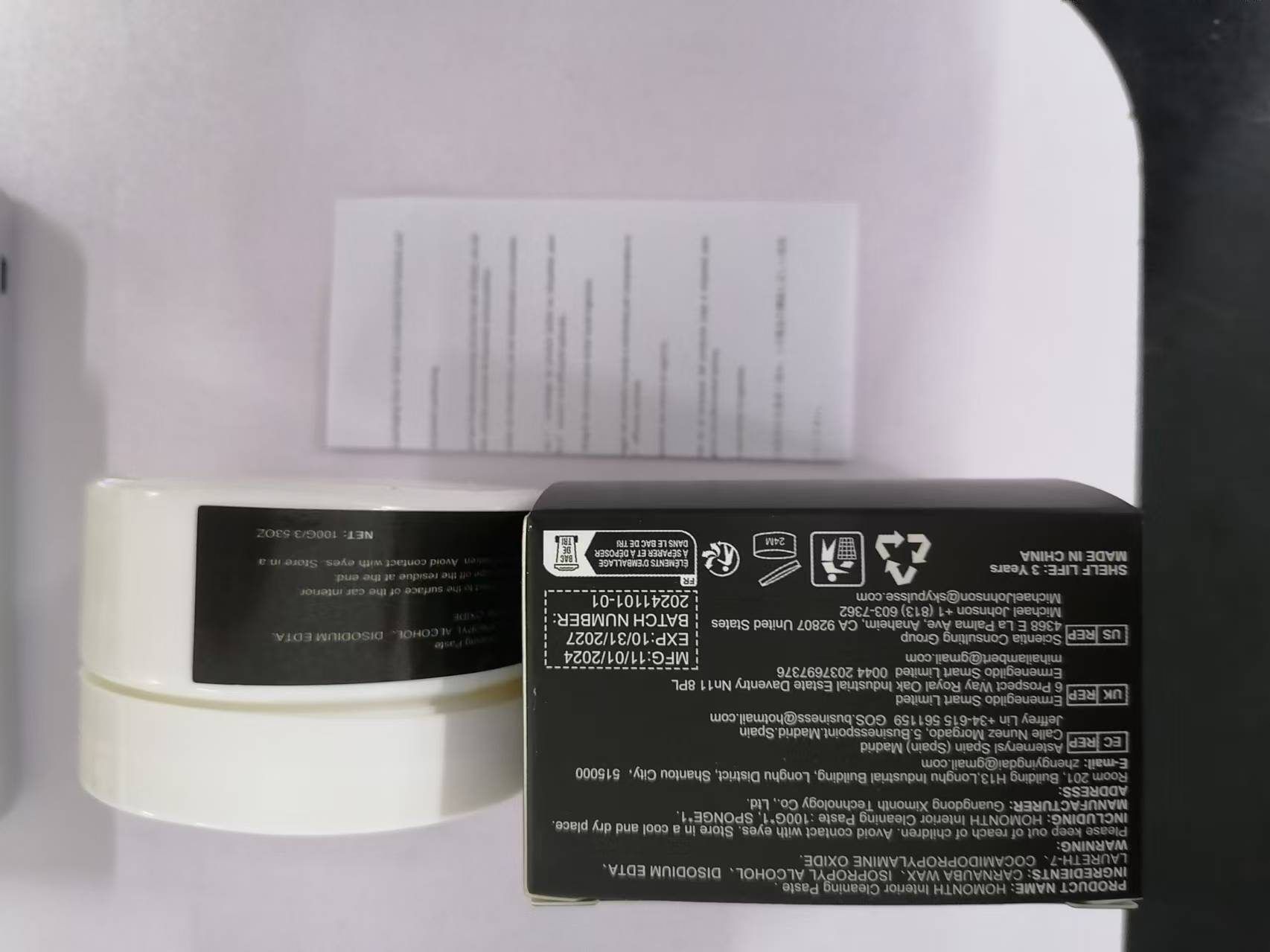 HOMONTH Automotive Interior Cleaning Paste, 1 Kit photo 2
