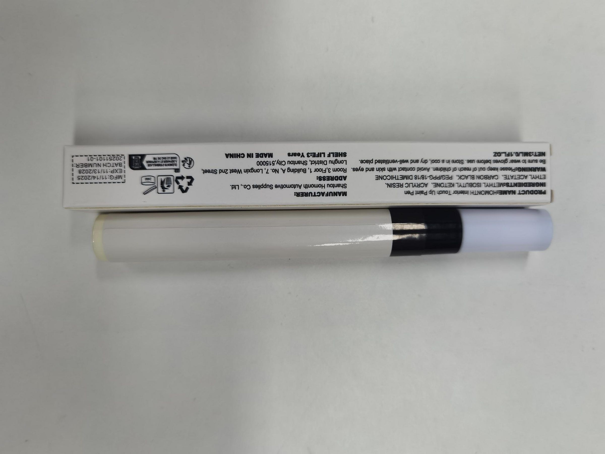 HOMONTH Automotive Interior Touch-Up Paint Pen, 3 ml / 1 Bottle photo 3