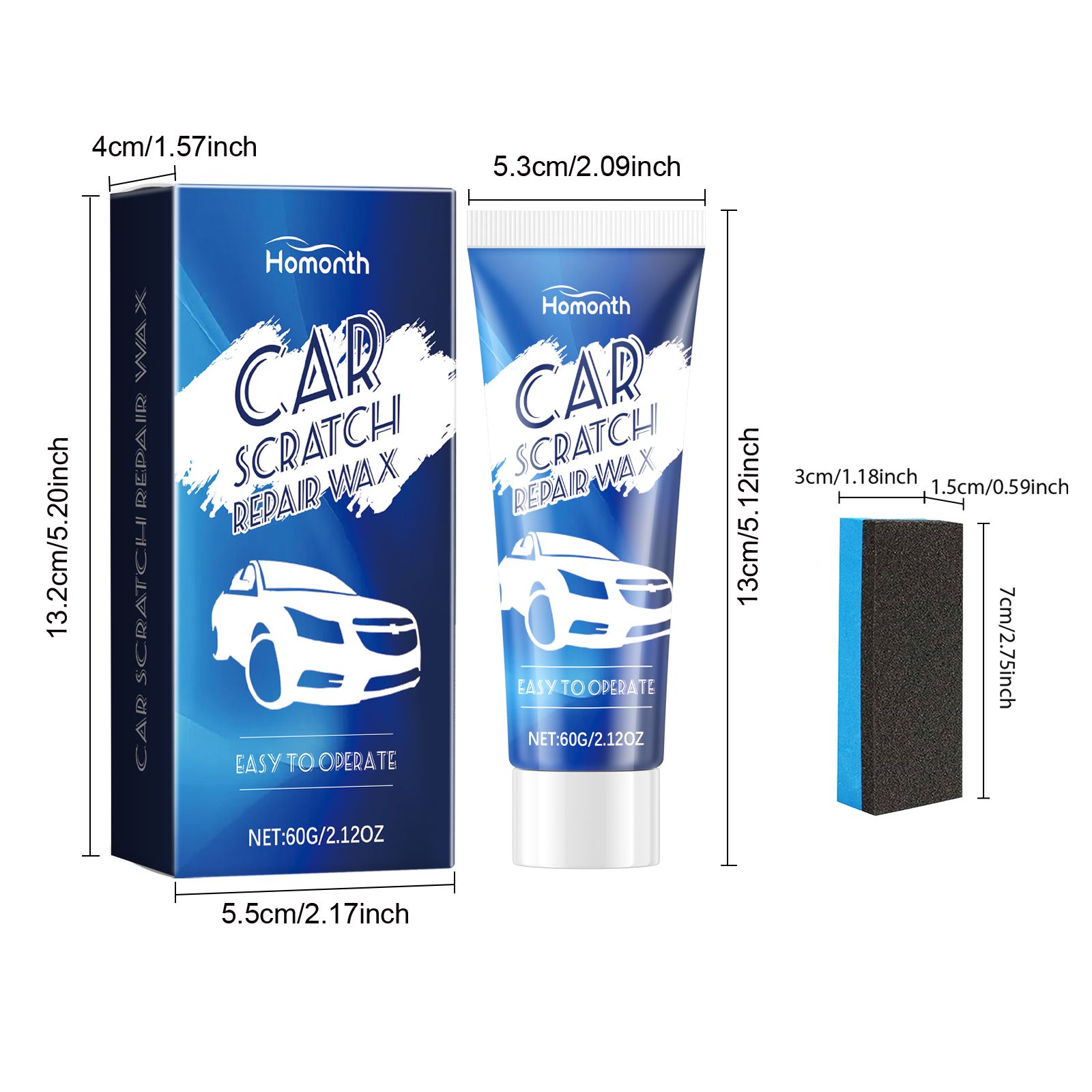 HOMONTH Automotive Paint Protection Wax, 1 Kit photo 2
