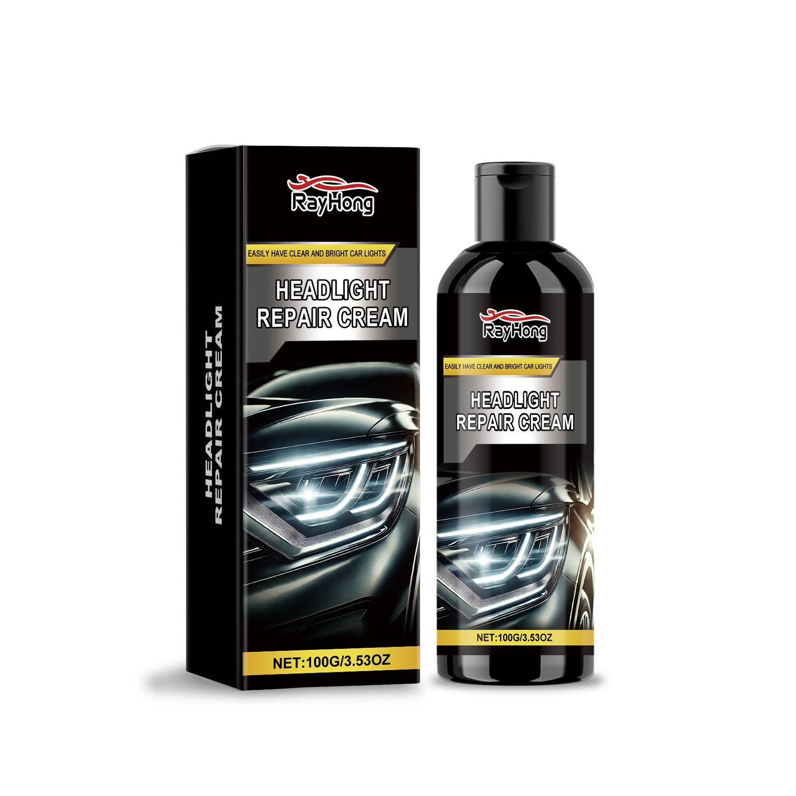 RAYHONG Automotive Headlight Lens Care Paste, 100 g / 1 Pack photo 1