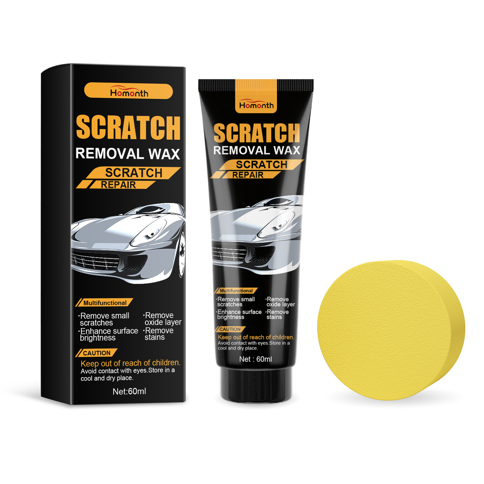 Scratch Repair Cream, Paint Swirl Polish Restoration Care Balm photo 1