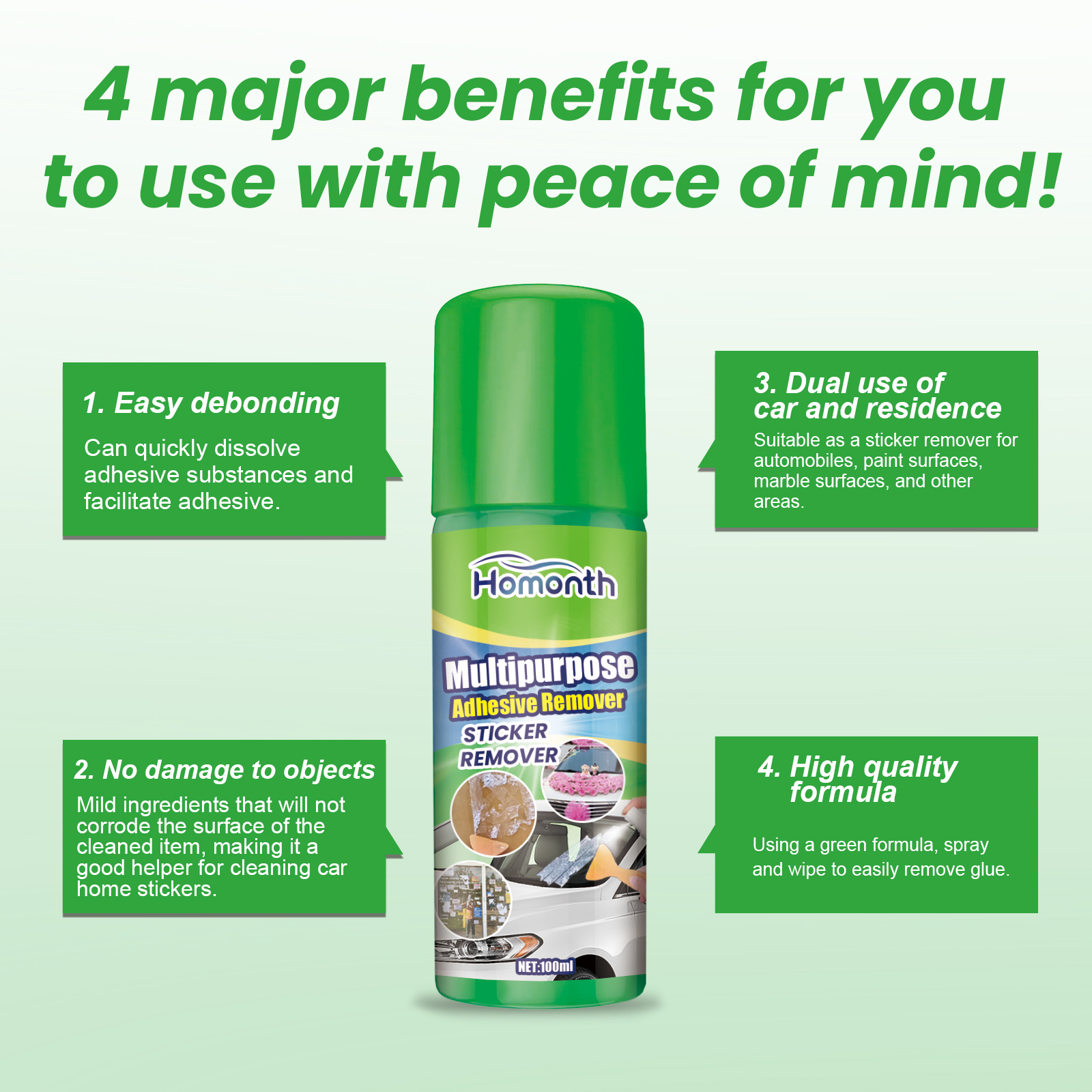 Glue Remover, Multi-Purpose Sticker Double-Sided Tape Cleaner photo 2