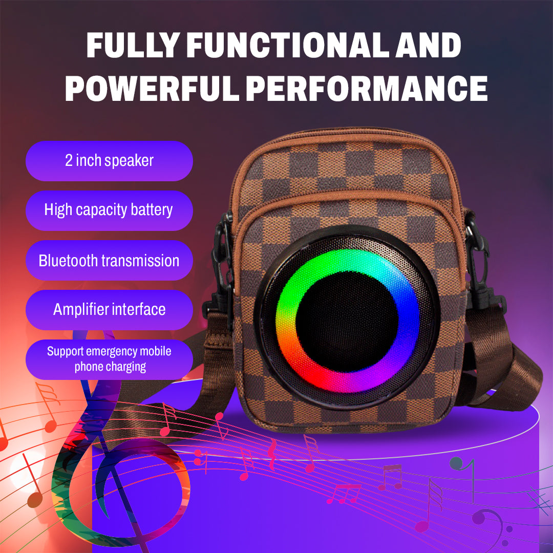 Bluetooth Speaker Bag - LED Lights, USB Power & 2500mAh Battery photo 4