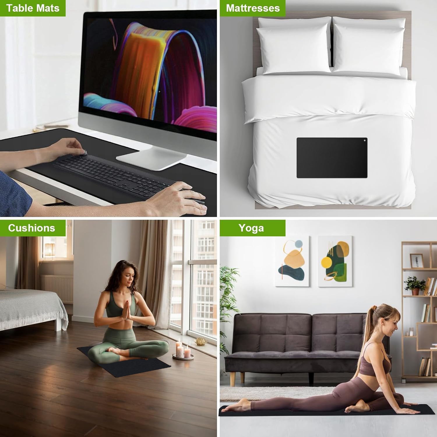 Portable Mat - Multi-Purpose Mat For Home, Office & Travel - Indoor Use Mat photo 3