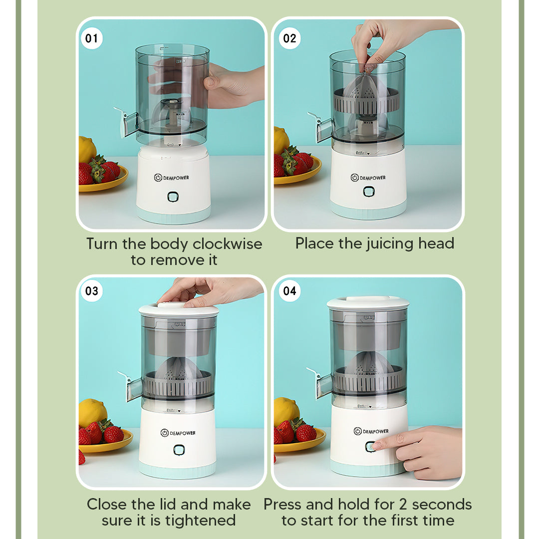 Compact Wireless Juicer - Rechargeable, Powerful Motor & Effortless Cleaning photo 3