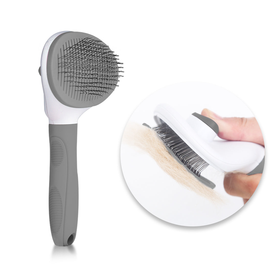 Pet Grooming Brush Stainless Steel Bristles photo 1