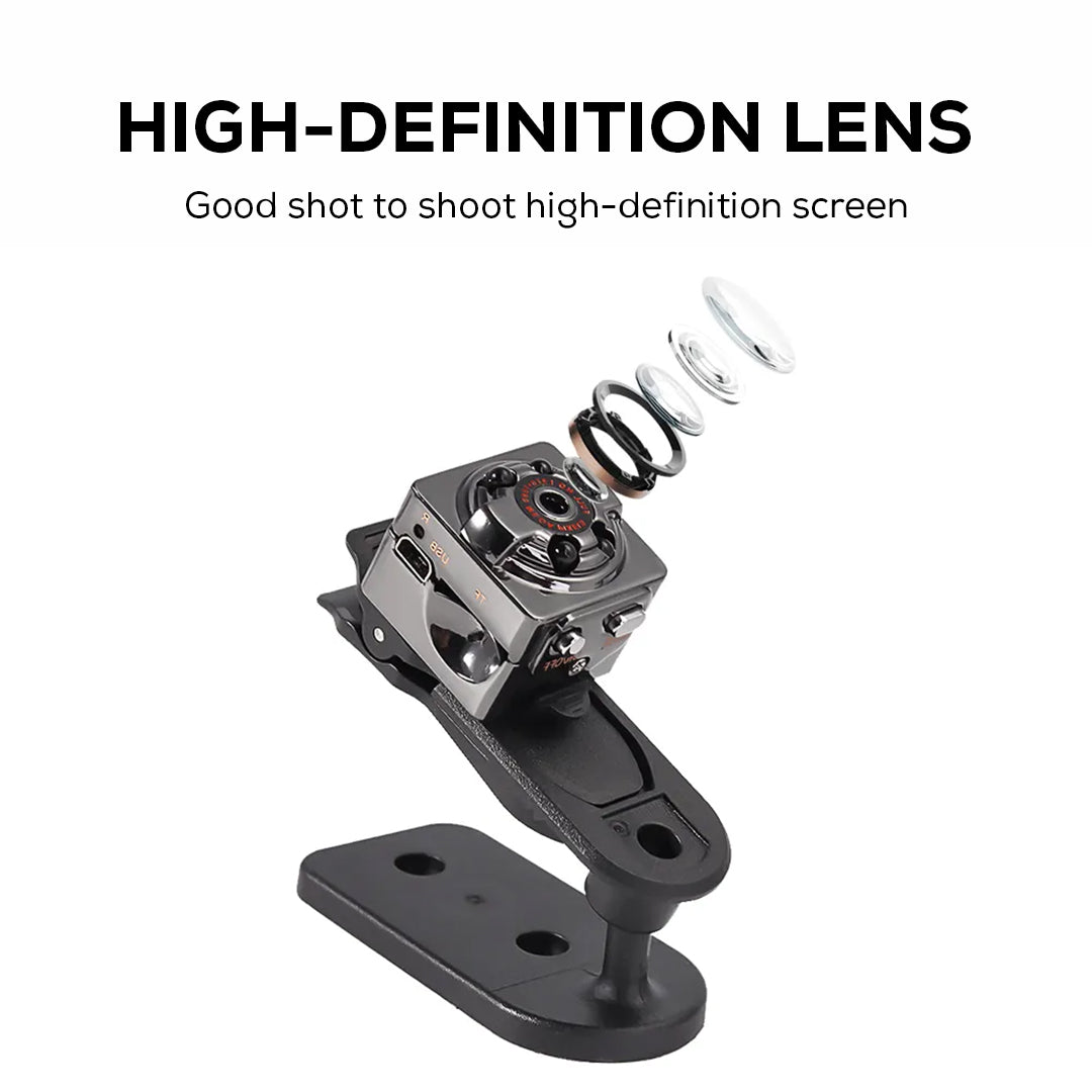 Compact Wireless Micro DVR Camera With Night Vision And Motion Sensor - HD 1080P photo 2