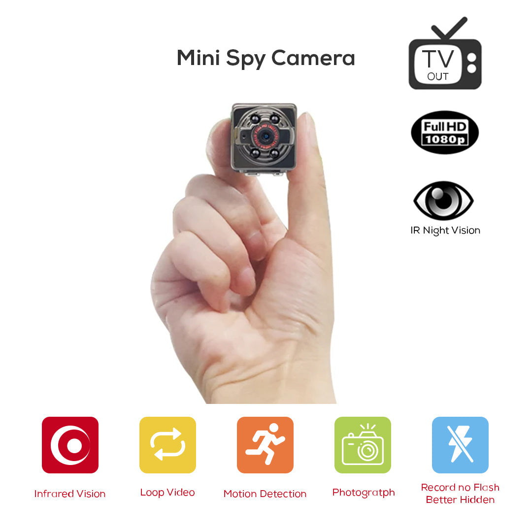 Compact Wireless Micro DVR Camera With Night Vision And Motion Sensor - HD 1080P photo 3