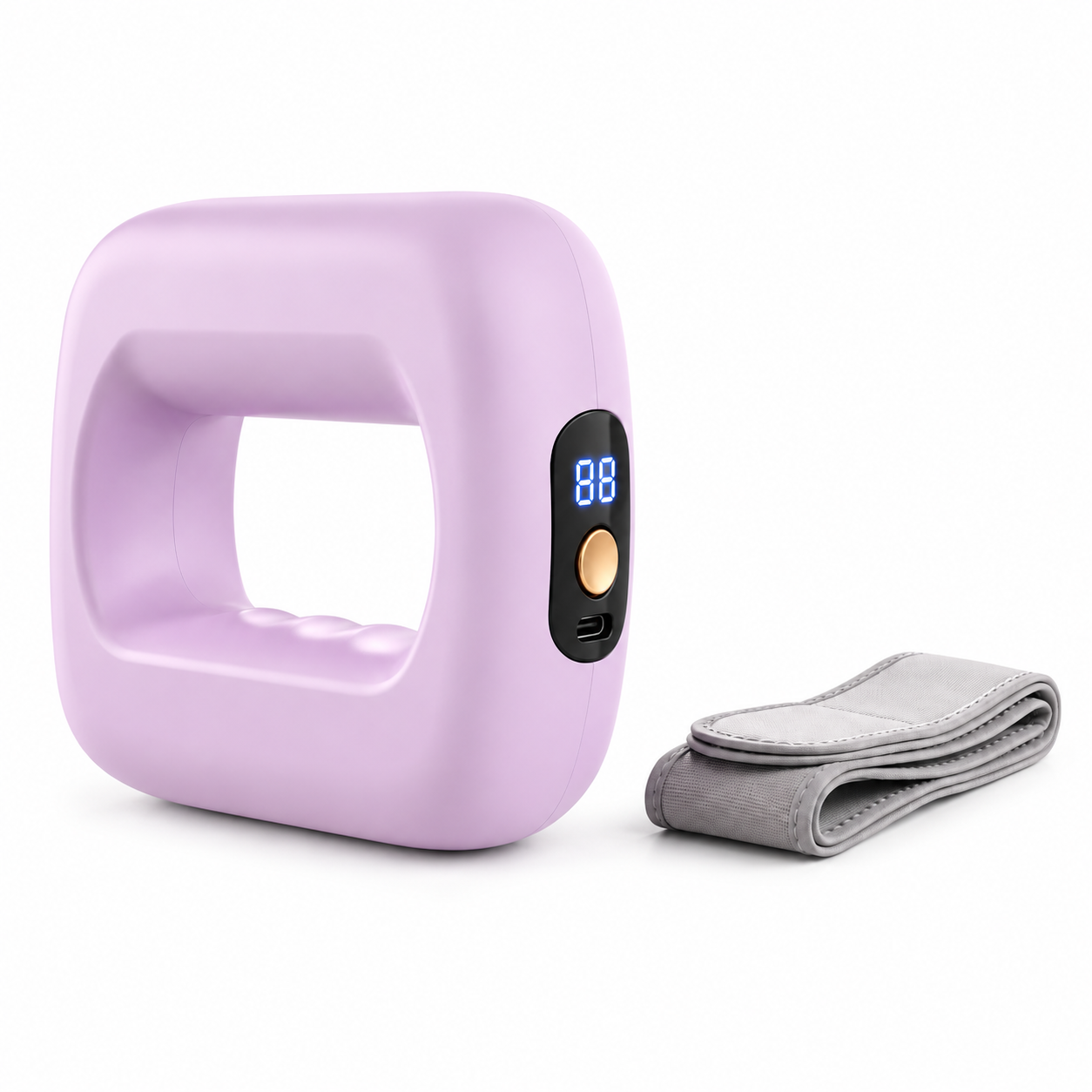 Rechargeable Fascial Ring Massager With Adjustable Strap, 8 Adjustable Settings, LED Display & USB-C Charging photo 1