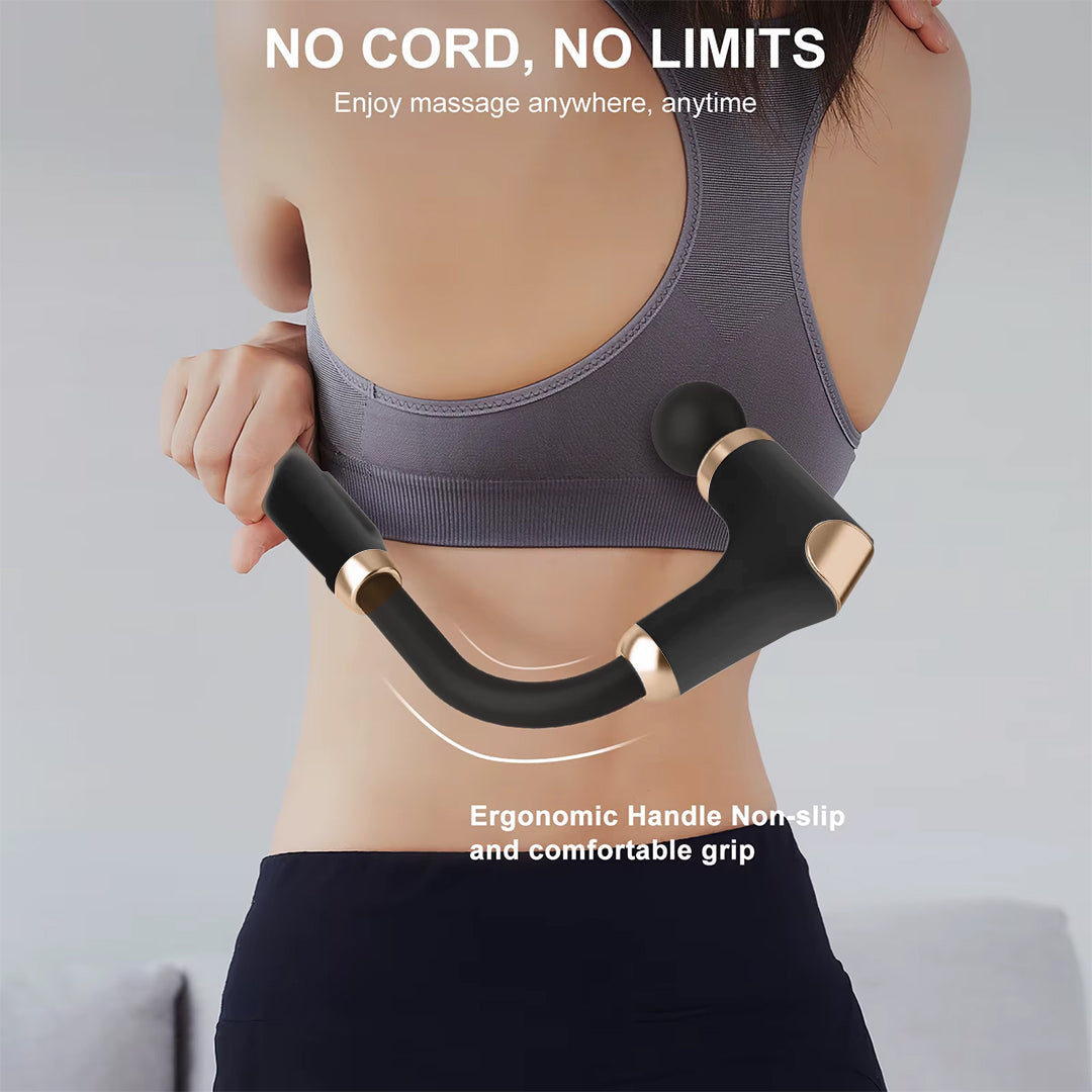 Cordless Massage Gun - 8 Heads, 3 Modes, Long Handle Ergonomic Design, Ultra Quiet Operation photo 2