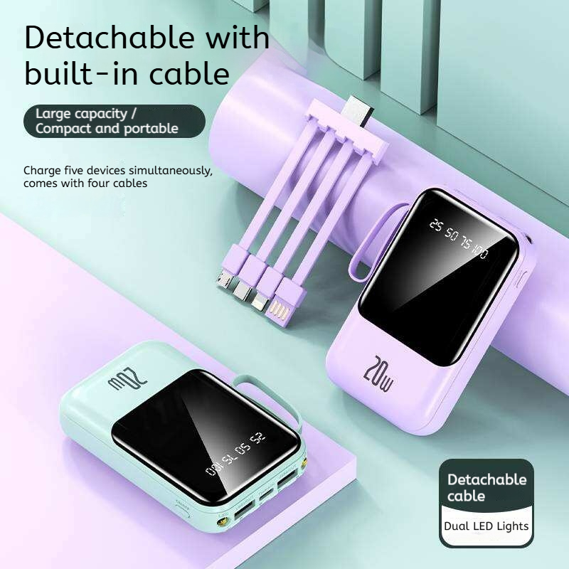 KP-720 Best-selling 8000mAh High-capacity Power Bank With Digital Display And Fast Charging 3C Certified In Stock photo 5