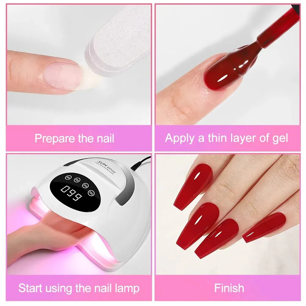 320W SUN X16 MAX Manicure Curing Machine UV LED Light Nail Gel Polish Dryer Lamp photo 5