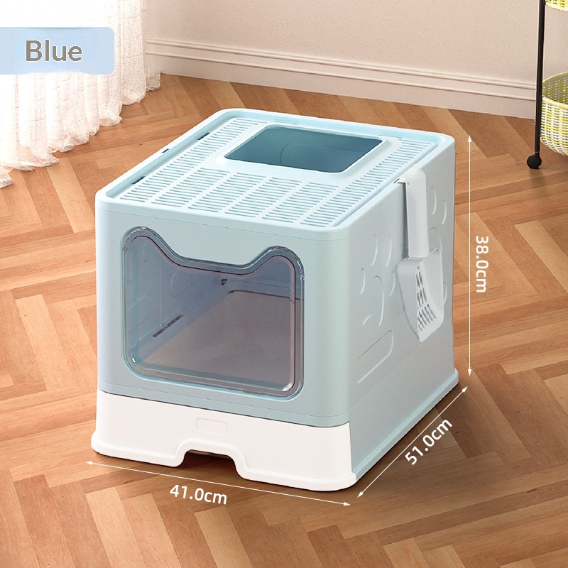 Extra-large Enclosed Drawer-Type Odor-Control Cat Litter Box photo 4