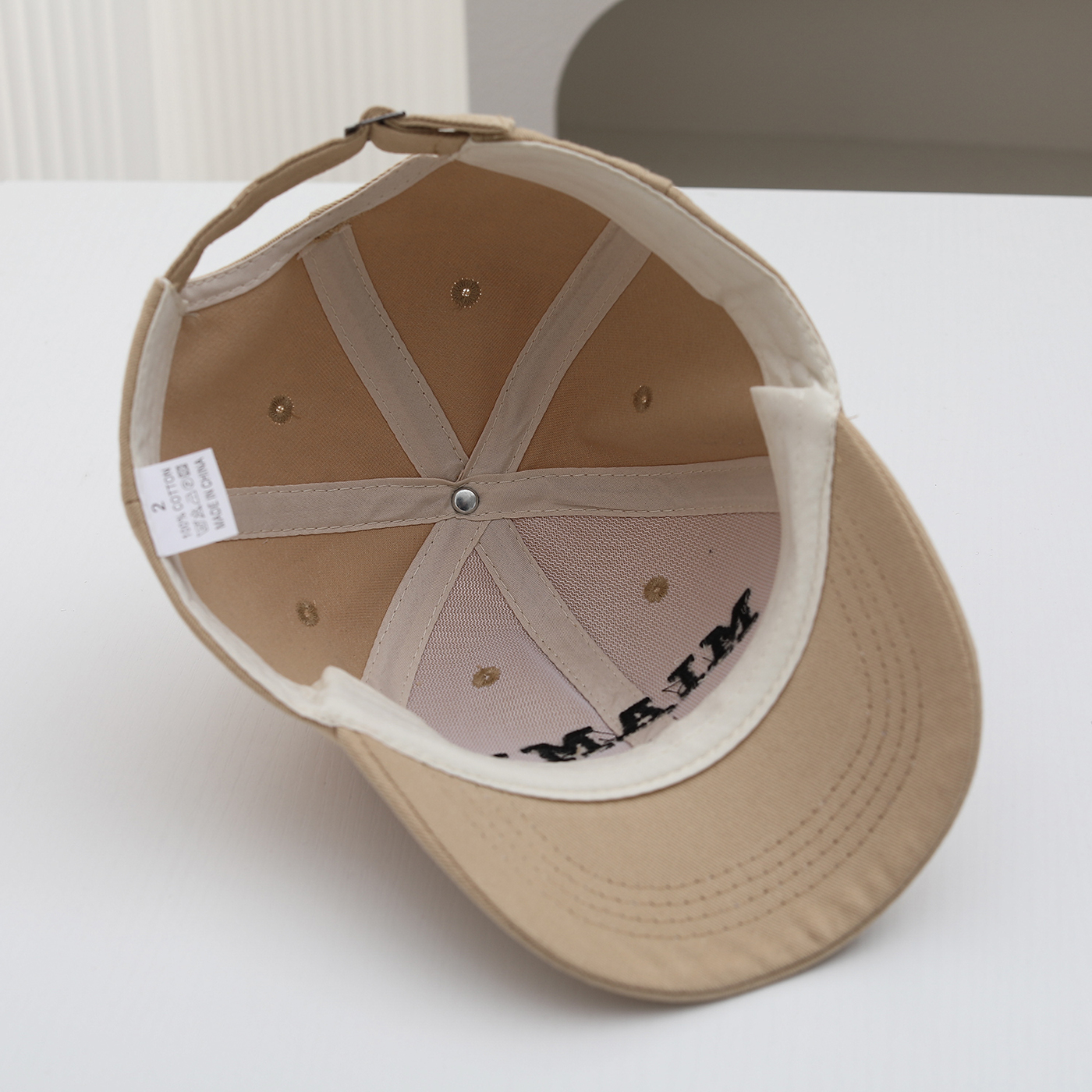 Children's Single-color Letter Embroidery Soft-top Adjustable Simple And Versatile Curved-brim Baseball Cap Suitable For Traveling, Shopping And Exercising photo 4