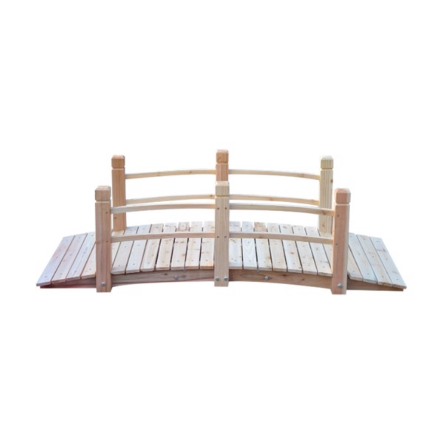 5 Ft Wooden Garden Bridge Footbridge photo 6