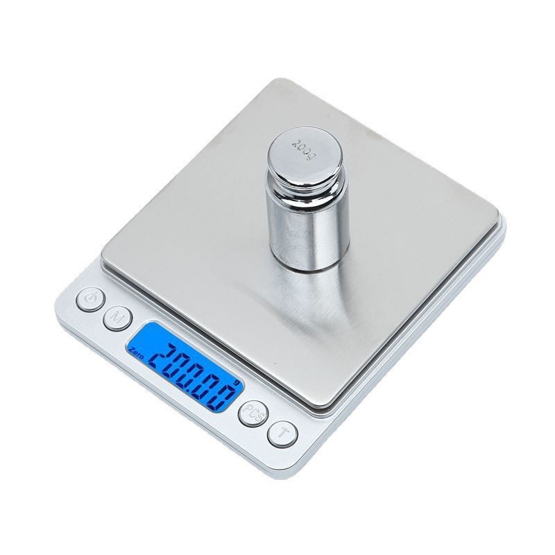 I2000 Electronic Scale, Stainless Steel Scale, Household Jewelry Scale, 3kg Baking Scale, Coffee Gram Scale, Kitchen Electronic Scale photo 3