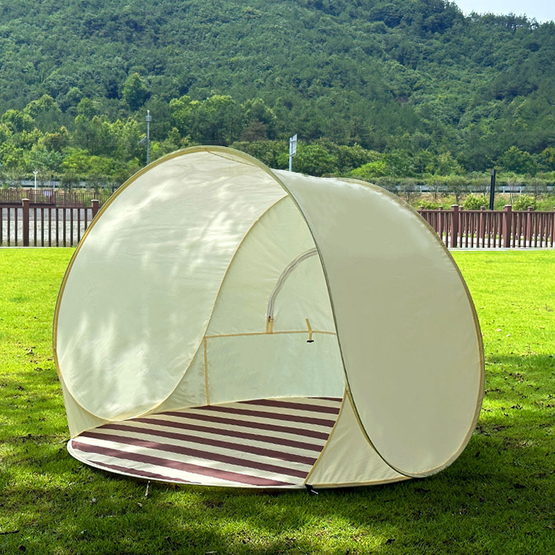 Beach Tent Outdoor Camping Sun Protection Simple Folding Tent Quick-Open Tent For Indoors Outdoors photo 3
