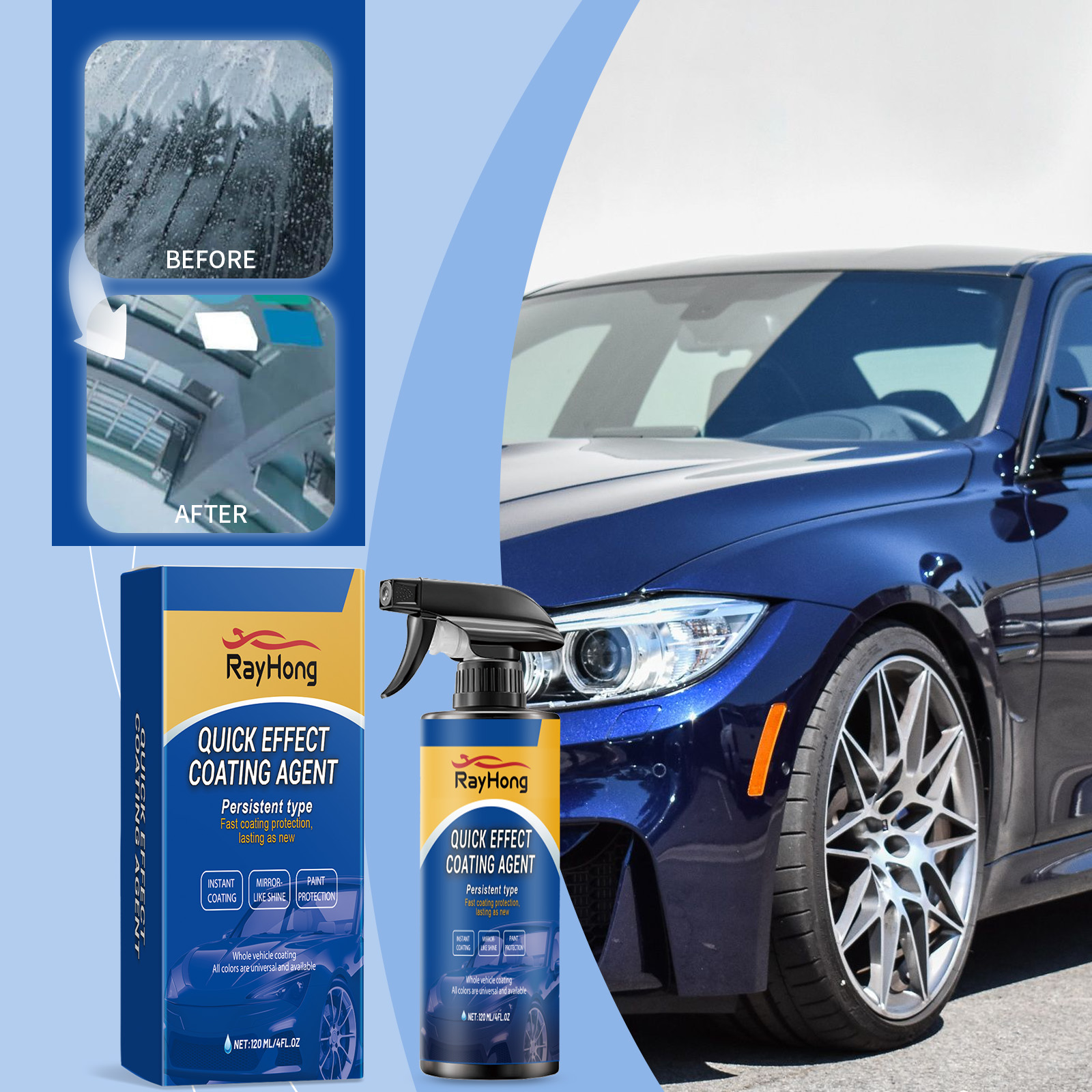 Automotive Coating Spray 120ml 1box photo 5