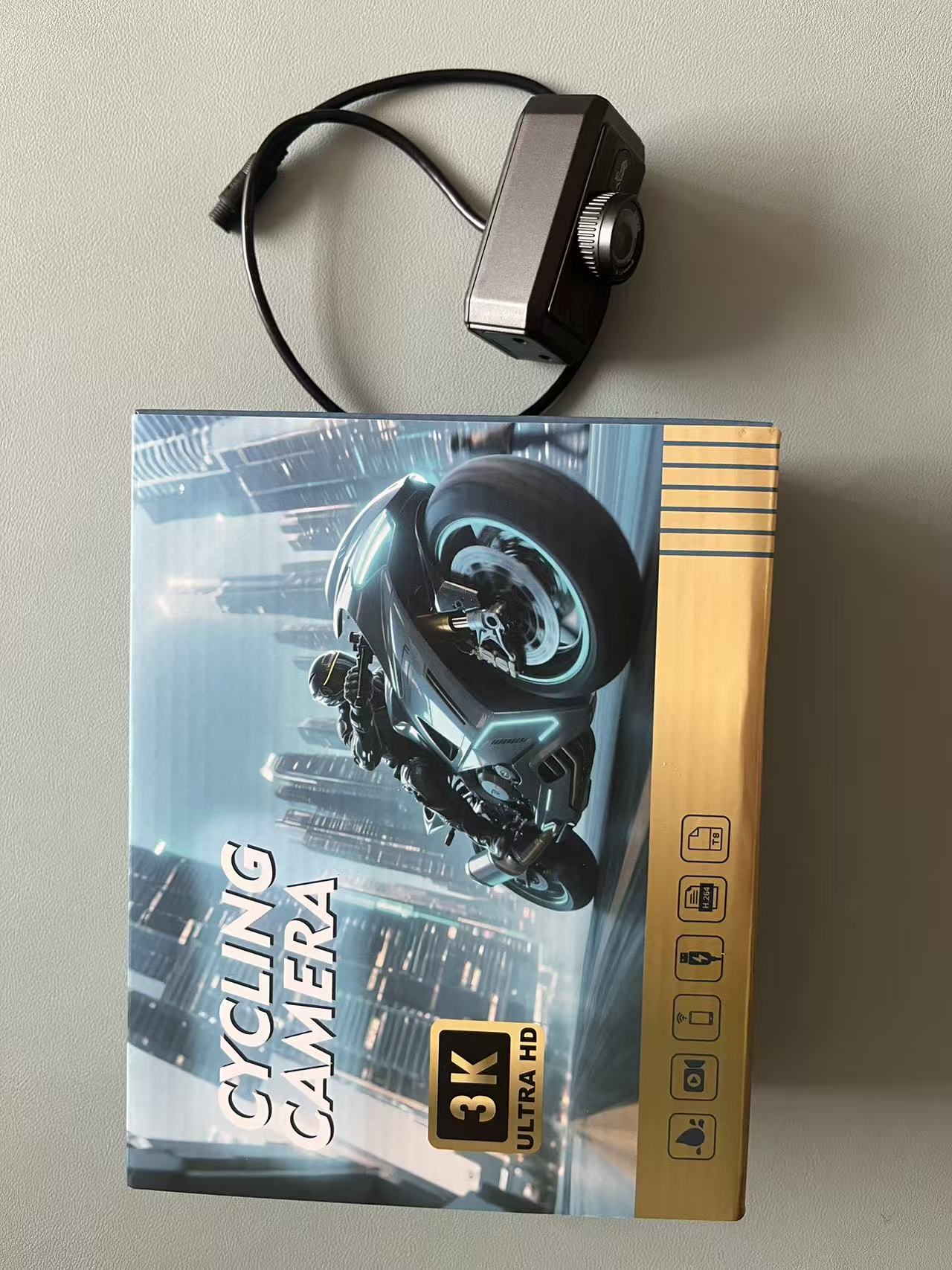 3K Motorcycle Dash Cam Outdoor Riding Waterproof Sports Camera For Electric Bicycles photo 4