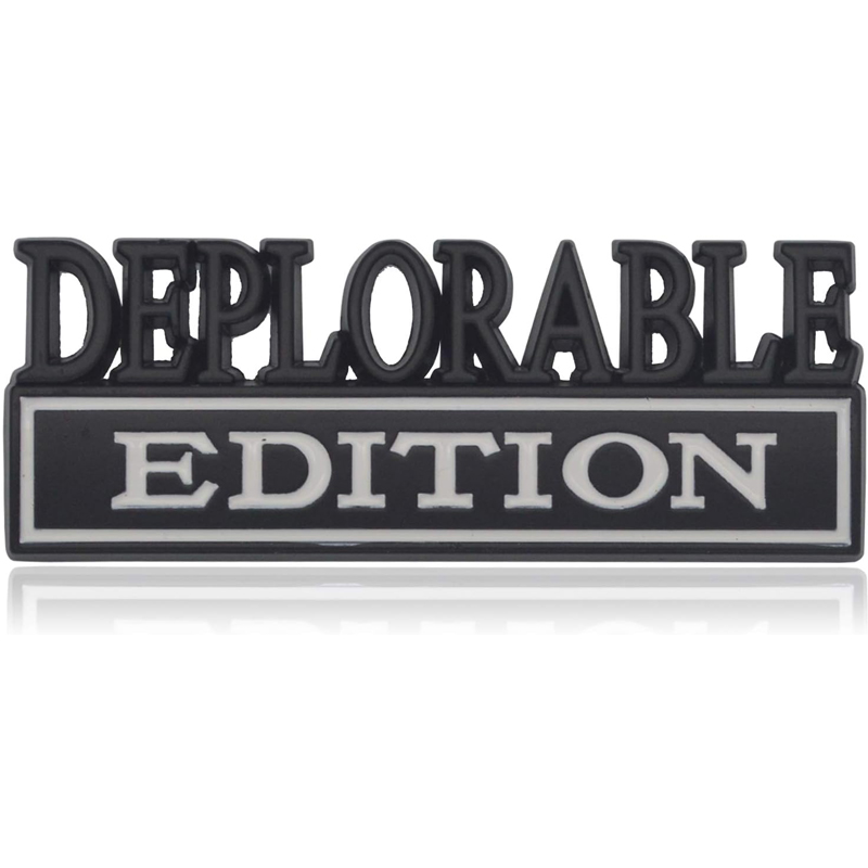 2pcs Deplorable Edition Emblems, Emblem 3D Badge Decal Car Truck SUV,Refrigerator Sticker,Window Display Stickers,Bicycles, Laptops, Fridges photo 5