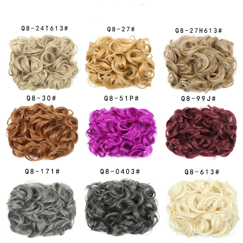 Fluffy Wig High Temperature Wire Pan Head Jewelry Insert Comb photo 1