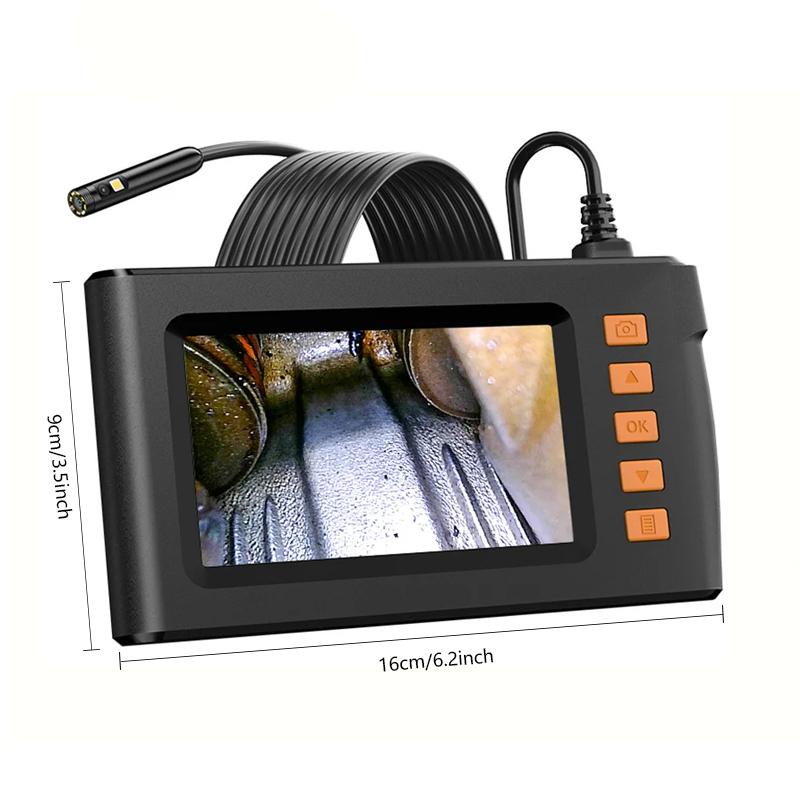 Dual-Lens Endoscope With Light  4.3-inch Screen, 32GB Memory Card, 16.5 Feet photo 4