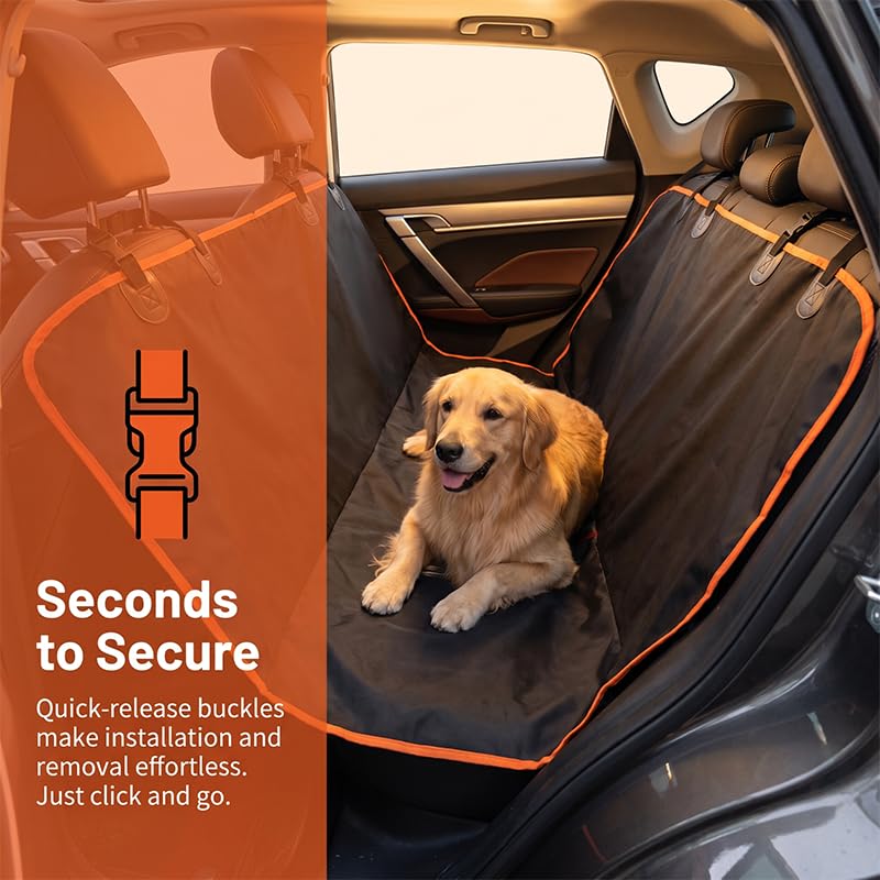 Dog Car Seat Cover, Waterproof Scratch Proof Protector For Back Seat photo 6
