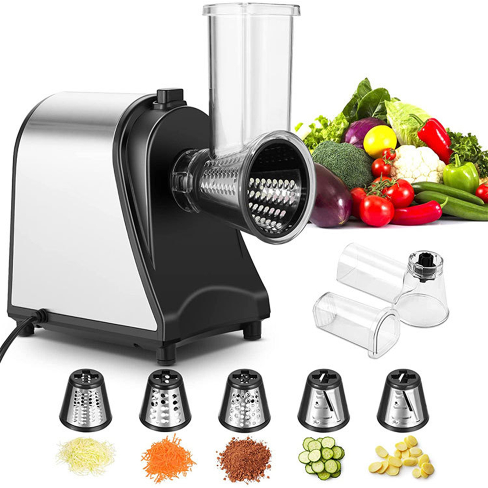 Electric Grater Vegetable Food Rotary Drum Grater Chopper Slicer MAX CUT photo 1