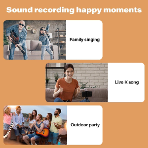 Wireless Bluetooth Karaoke Home Echo System Singing Machine Dual Mic Speaker AU photo 6