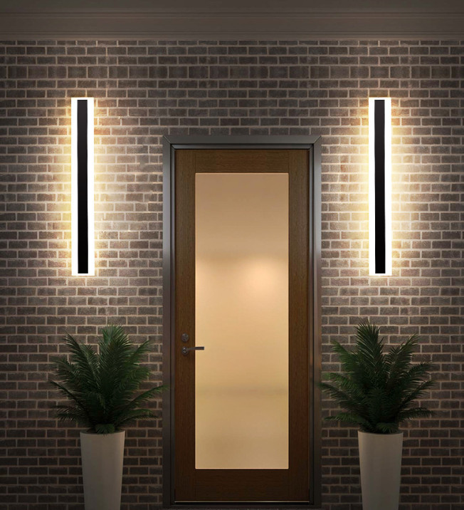 80cm LED Wall Light Acrylic Long Strip Lamp Waterproof Outdoor Lamp Garden Light photo 2