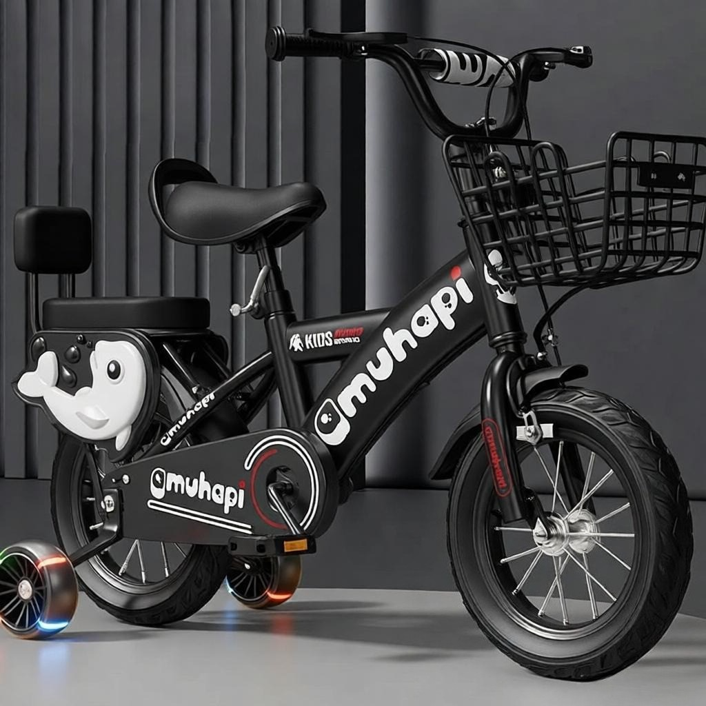 12 14 16 Inch Kids Bike Bicycle Children Boys Cycling Removable Stabilisers photo 4