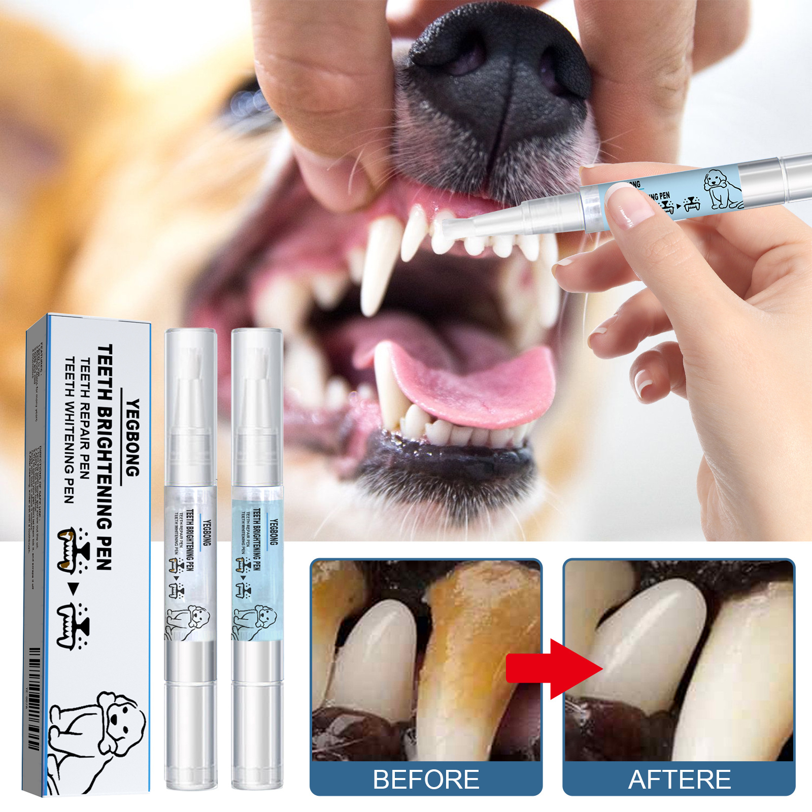 Pet Toothbrush 2pcs 1box photo 6