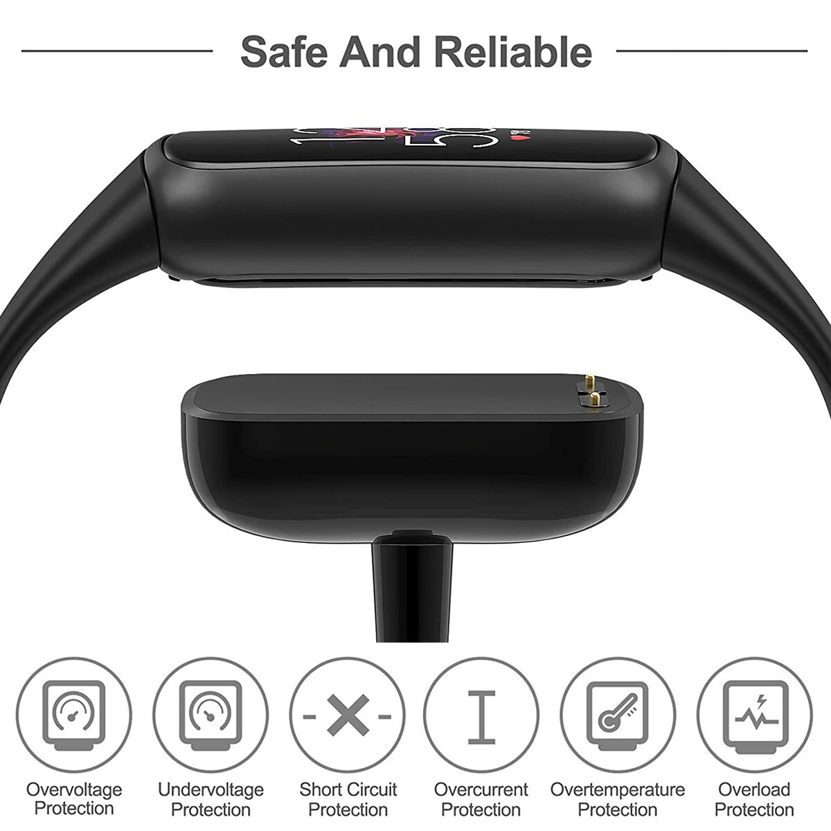 2Pcs USB Magnetic Charging Cable Charger For F Itbit Luxe   Charge 5  Charge 6 photo 5