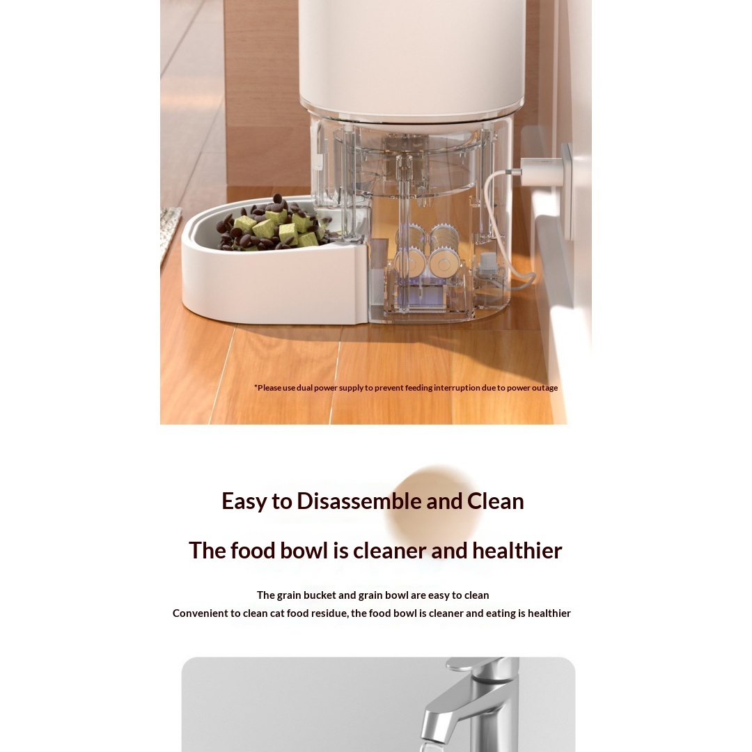 WiFi Smart Pet Feeder With App Control & Scheduled Feeding photo 6