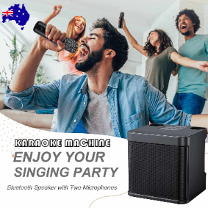 Wireless Bluetooth Karaoke Home Echo System Singing Machine Dual Mic Speaker AU photo 3