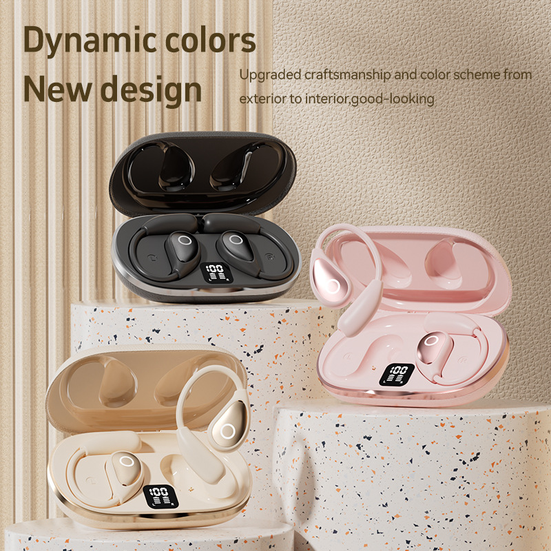 Cross Border Explosion M127 Long Range Hanging Earphone Private Model High Color Value Low Latency Wireless Bluetooth Headphones Wholesale photo 3