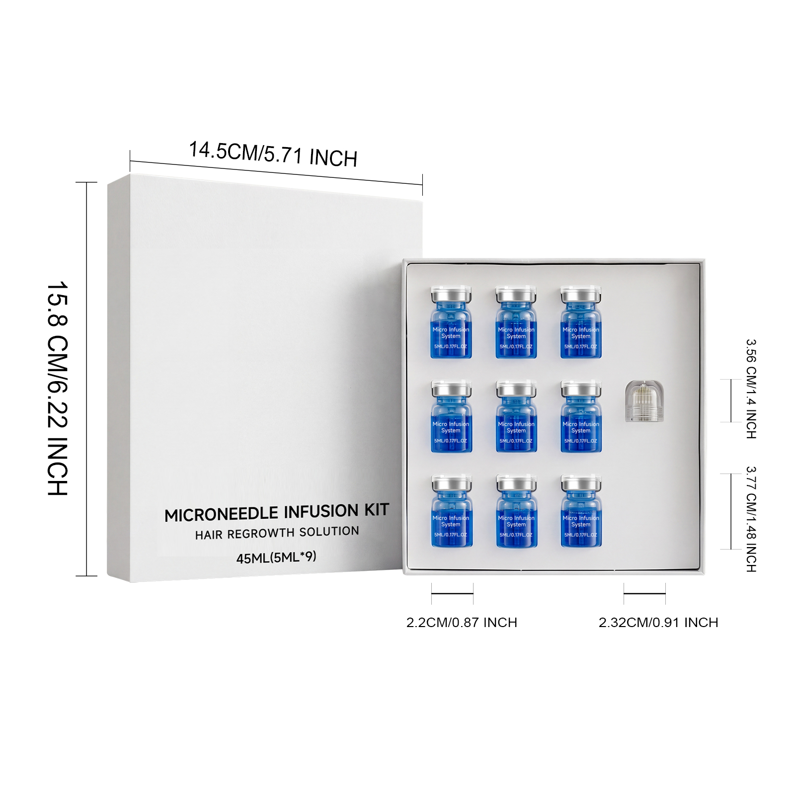 Scalp Serum Microneedle Kit 45ml-box photo 8