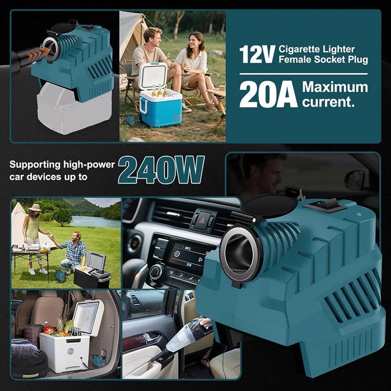 18V To 12V Step Down Converter For  18V Battery W 240W Cigarette Lighter. photo 1