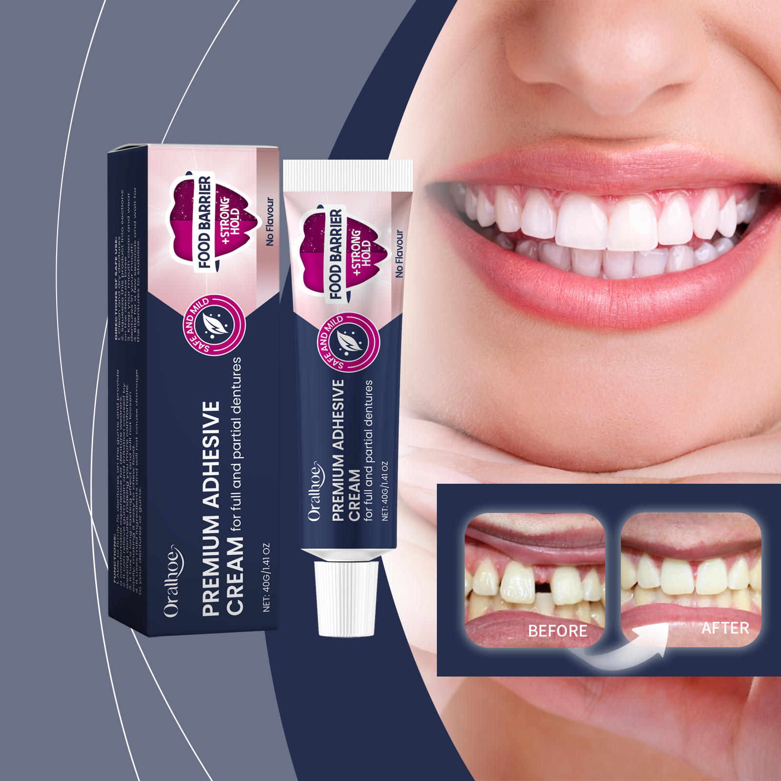 Dental Fixing Adhesive 40g-box photo 8
