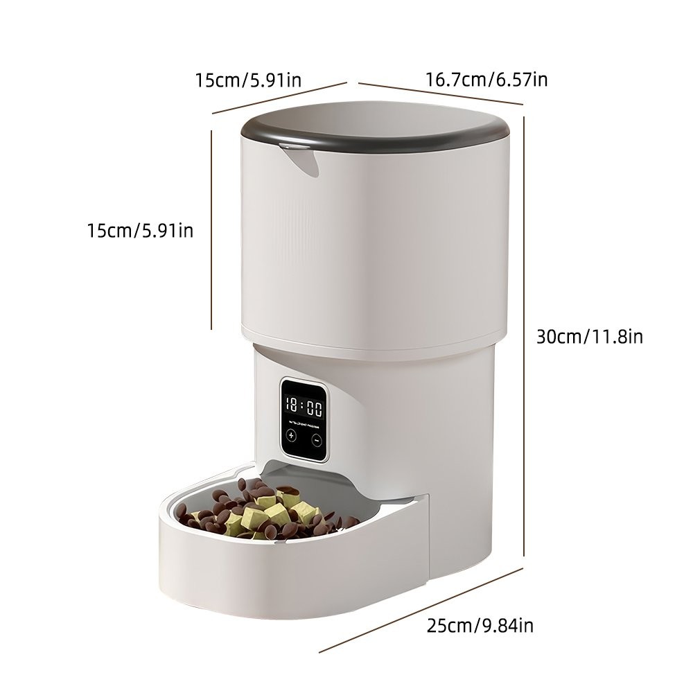 4L Pet Cat Feeder Automatic With Timer Food Dispenser For Cat Dog Food Feeding photo 3