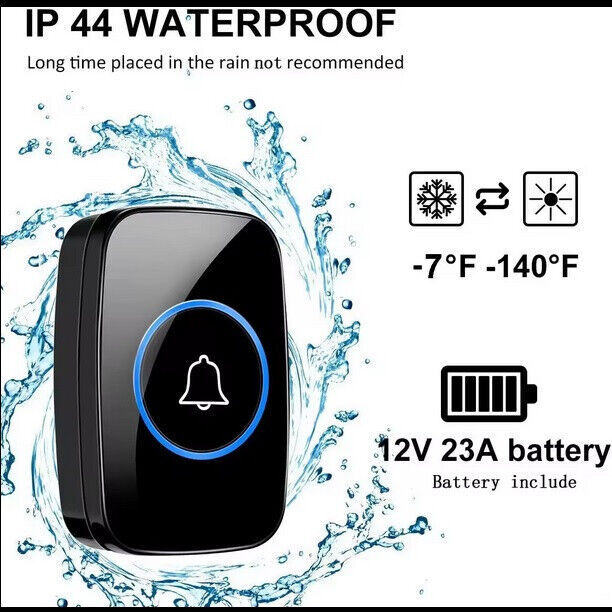 Style A 1-on-1 Black Doorbell photo 2