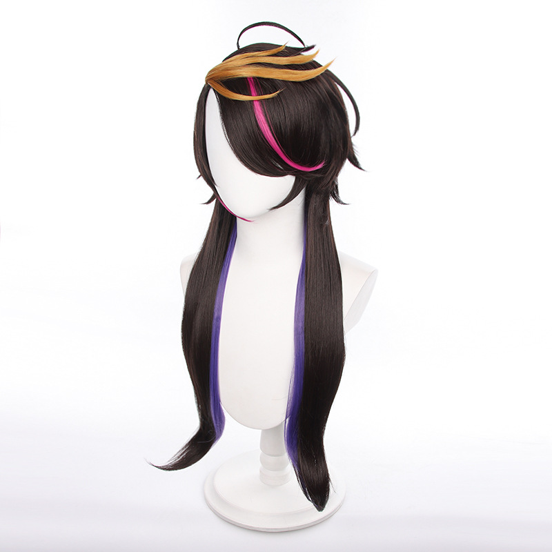 ShuYamino Cos Wig Highlights Long Trailing Hair photo 4