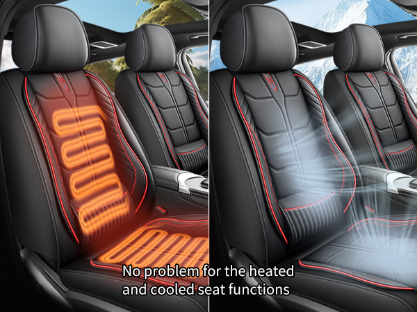 Ergonomic Lumbar Support Full Leather Car Seat Covers Full Set 5 Seats Comfort Auto Seat Cushion photo 3