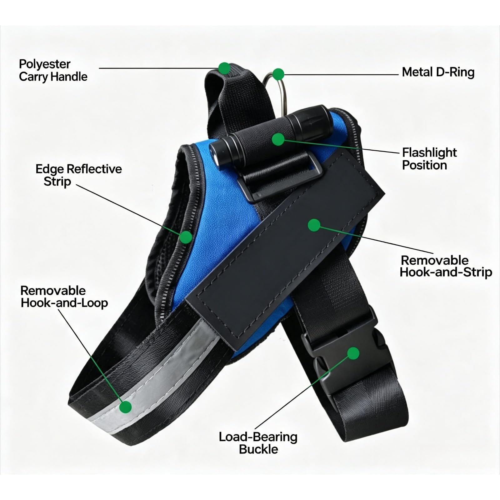 Dogshood Harness, Dogshood No Pull Harness, Breathable Reflective Vest With Handle, No MoreTugging Or Choking photo 7