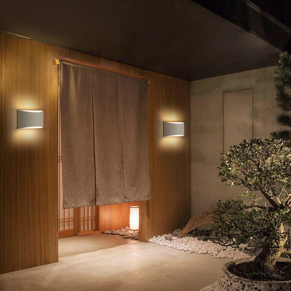 2PCS Indoor LED Wall Light Warm White Modern Wall Lamp Hallway Bedroom photo 4