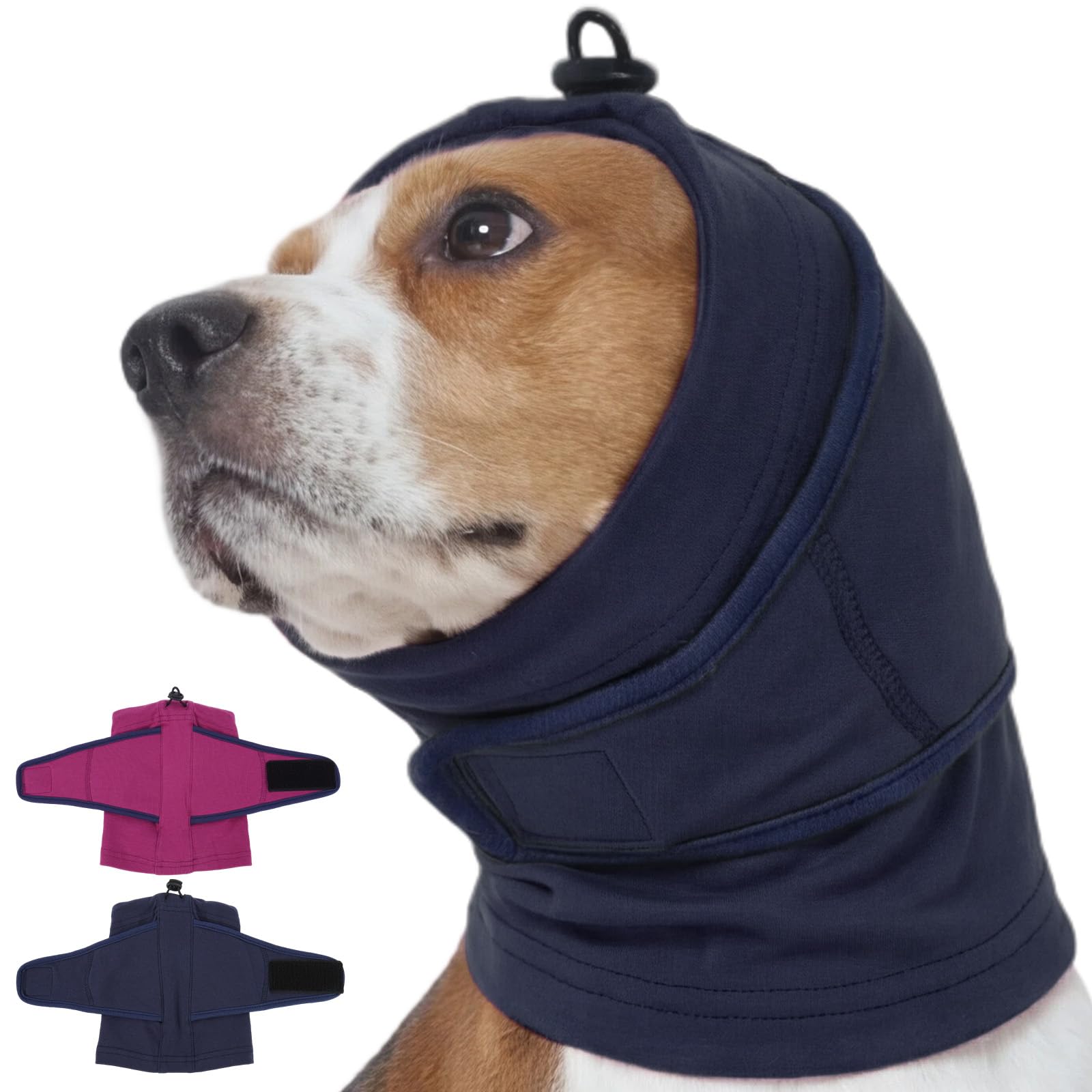 Calming Hoodie Quiet For Fireworks,Dog Ear Wrap Hematoma Head Cover  Soft,Anti Flapping, Snoods For Dogs For Eating & Drinking, Adjustable Dog Ear Protection For Bath,Blow photo 6