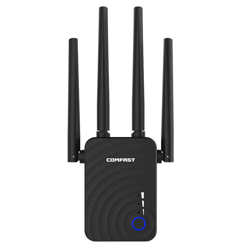 Dual-band 1200-megabit wireless relay router photo 1