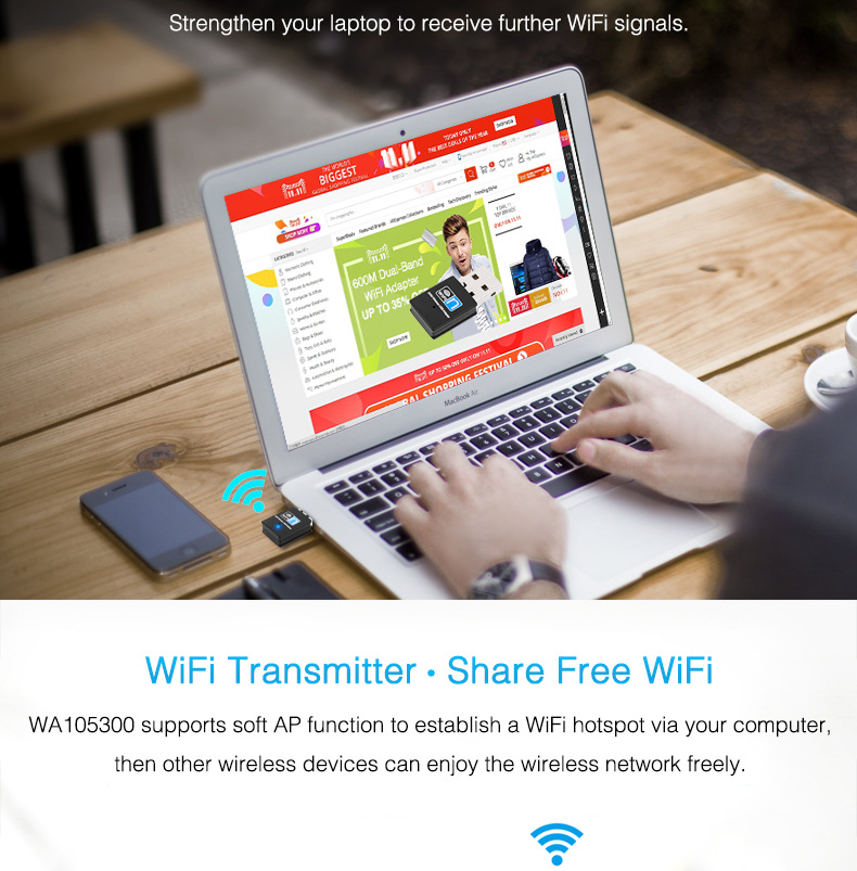 WIFI wireless receiver mini wireless card photo 2